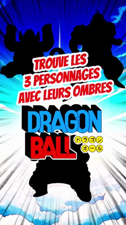 Trouve les 3 personnages de DRAGON BALL avec leurs ombres feat Arley