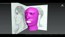 Ponikarovsky: 3DS MAX Practice Polygon Modeling Head Model Video #56 (04-28-2026)