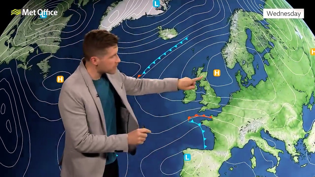Met Office Tuesday Evening Weather Forecast 28/04/2026