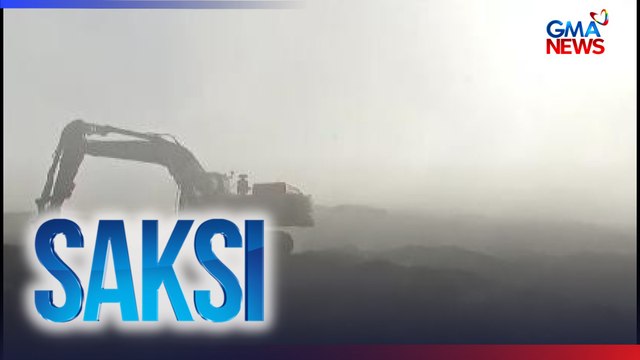 DPWH Sec. Dizon, muling nag-inspeksyon sa nasusunog na Navotas sanitary landfill | Saksi