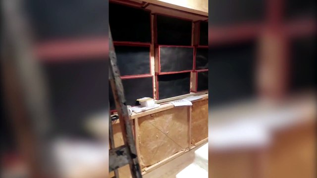 Así desarman el estudio de grabación de Tecnópolis