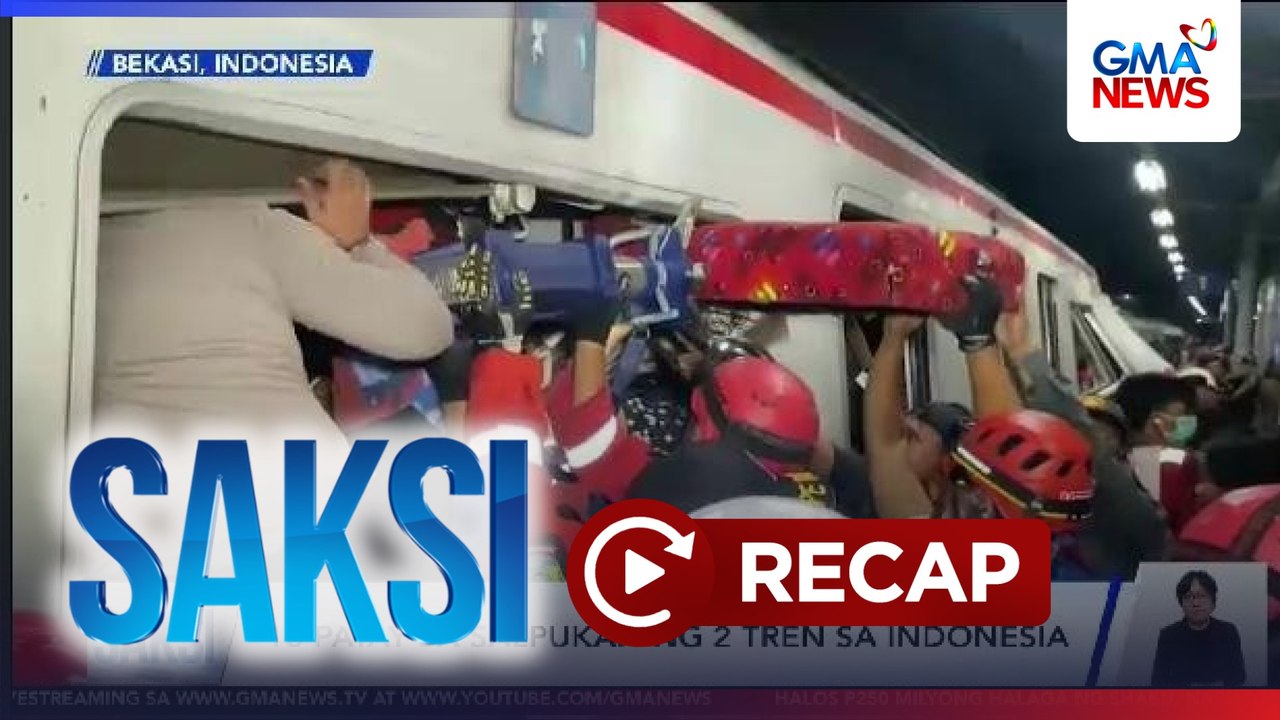 Saksi: (Part 3) 15 patay sa salpukan ng 2 tren sa Indonesia; UAE, kumalas sa OPEC at OPEC+; Charcoal artwork na pinusuan ni Jillian Ward