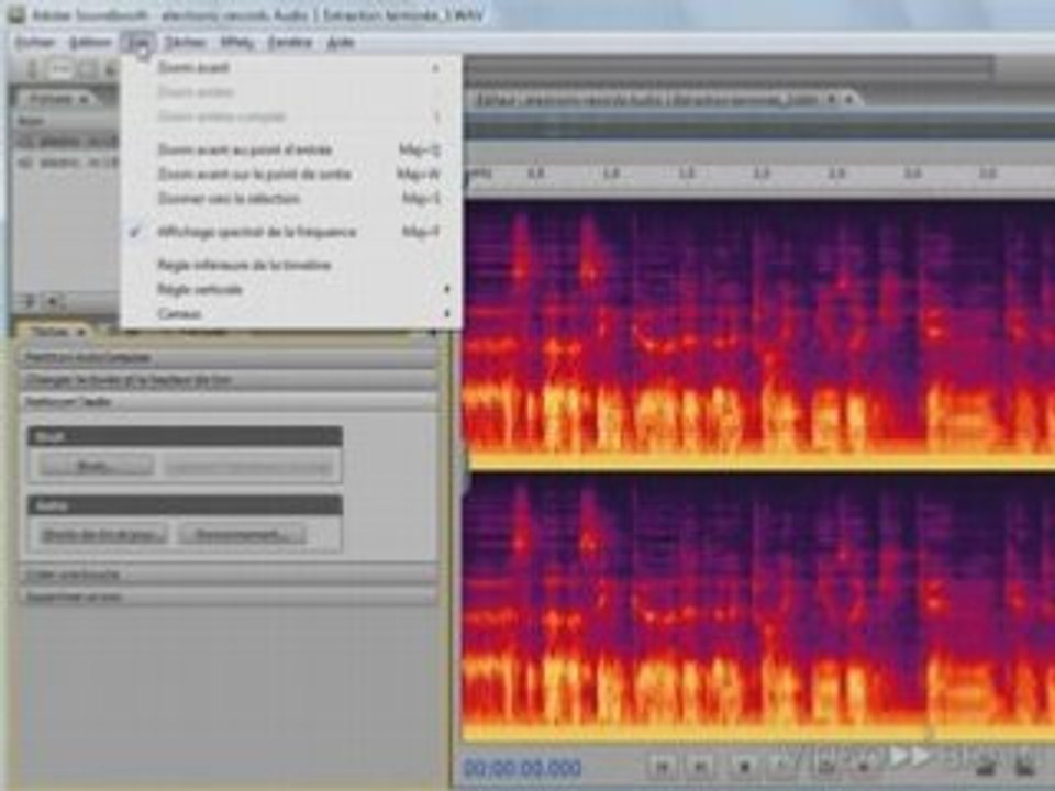 Corriger un ronflement avec Soundbooth ou Premiere Pro CS3