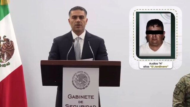 Omar García Harfuch confirma la captura de ''El Jardinero'', operador relevante del Cártel Jalisco Nueva Generación