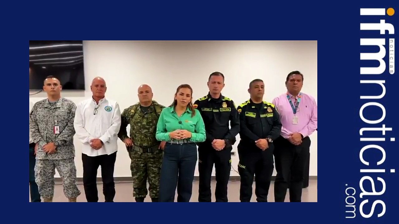 La gobernadora del Meta, Rafaela Cortés, anunció decisiones concretas para enfrentar la amenaza de atentados terroristas