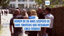 Pelo menos cinco feridos depois de homem armado abrir fogo em Atenas