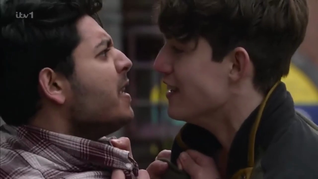 Corrie Aaron Sandford & Aadi Nearly Fight 26th April 2023