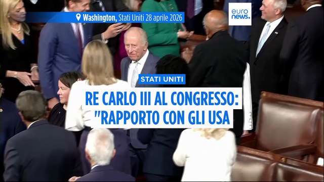 Re Carlo III parla al Congresso: Rapporto tra Stati Uniti e Regno Unito è eterno e indistruttibile
