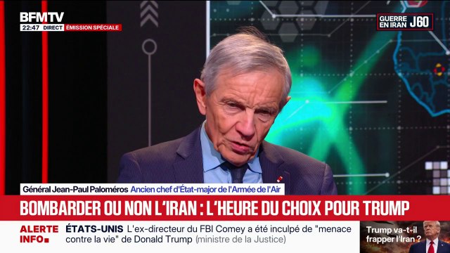 “Les Iraniens ont beaucoup plus de cartes en main que Donald Trump”, estime le Général Jean-Paul Paloméros