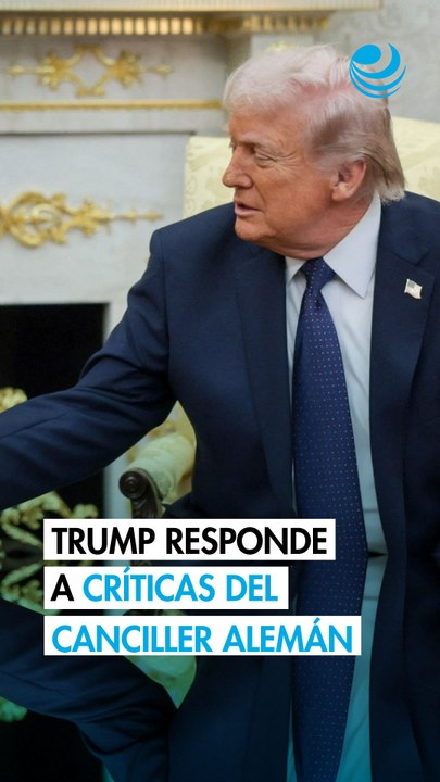 Trump arremete contra canciller alemán por dichos sobre Irán