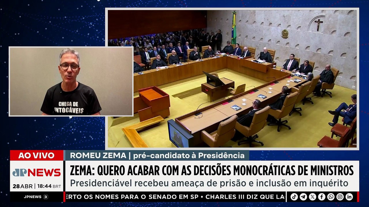 Zema acusa Judiciário de favorecer aliados e punir adversários