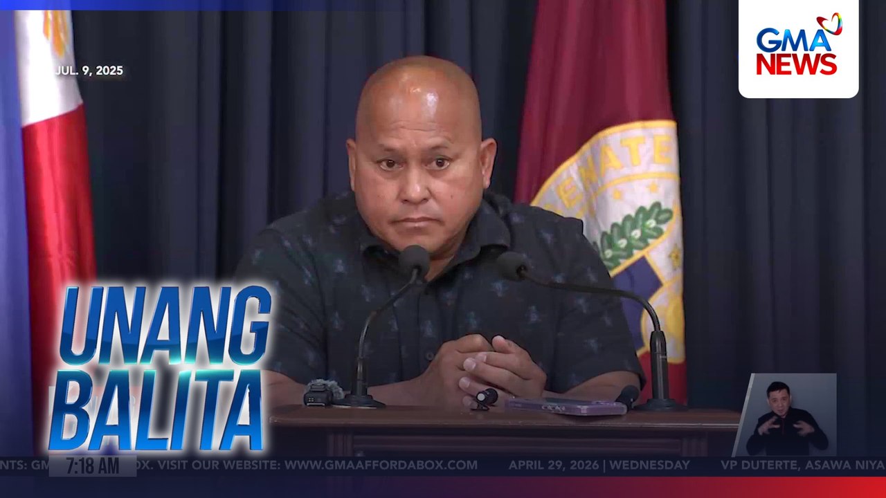 Kampo ni Sen. Dela Rosa, pinag-aaralan ang suhestiyong huwag muna siyang tumanggap ng suweldo habang absent sa Senado | Unang Balita