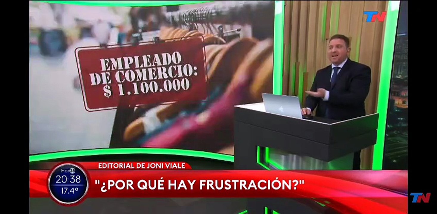 Jony Viale se cansó y le fue con todo a Milei en vivo por TN: "Queda feo"