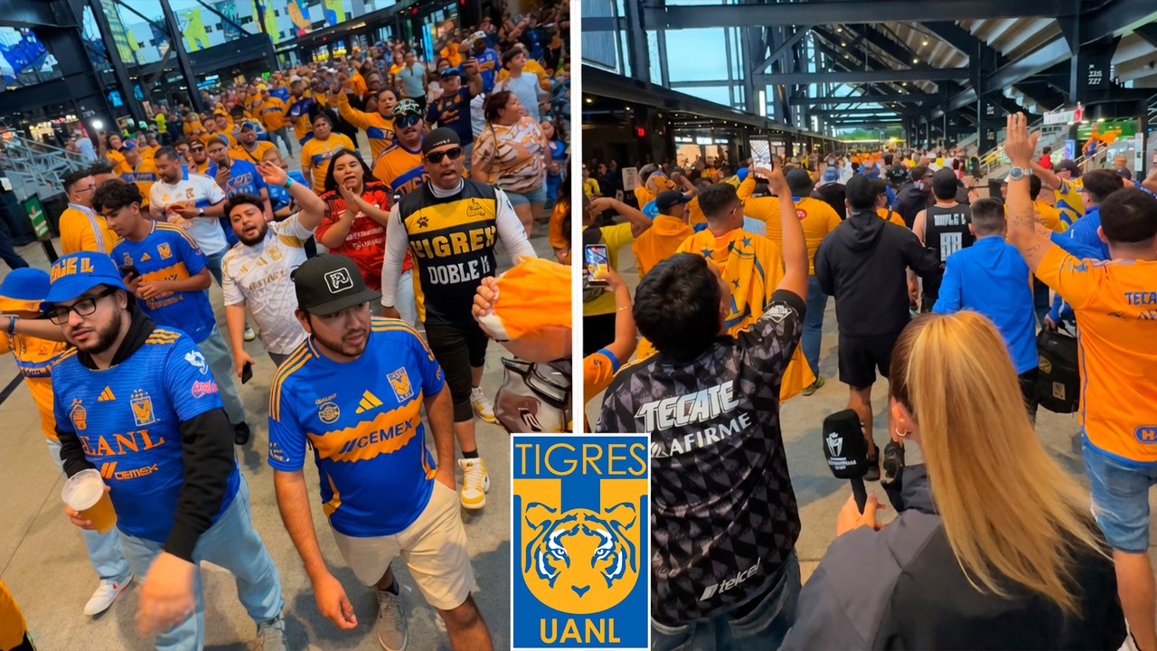 Afición de Tigres muestra gran apoyo en Concahampions y así se vive el ambiente previo al duelo con Nashville