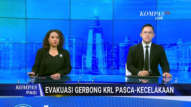 Penampakan Evakuasi Gerbong KRL di Bekasi Timur Pasca-Kecelakaan, Jaringan Listrik Diperbaiki