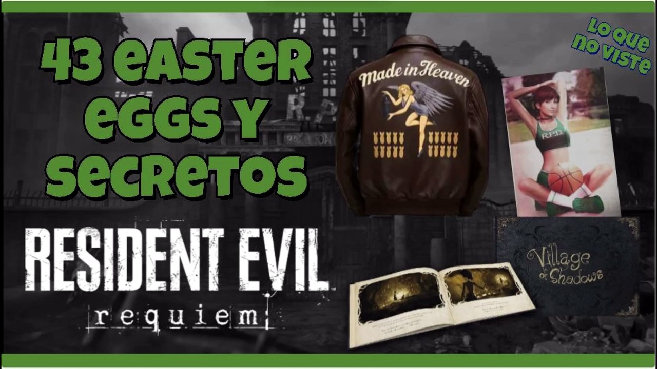 Todos los Easter Eggs y Secretos OCULTOS en Resident Evil Requiem | La Guía DEFINITIVA