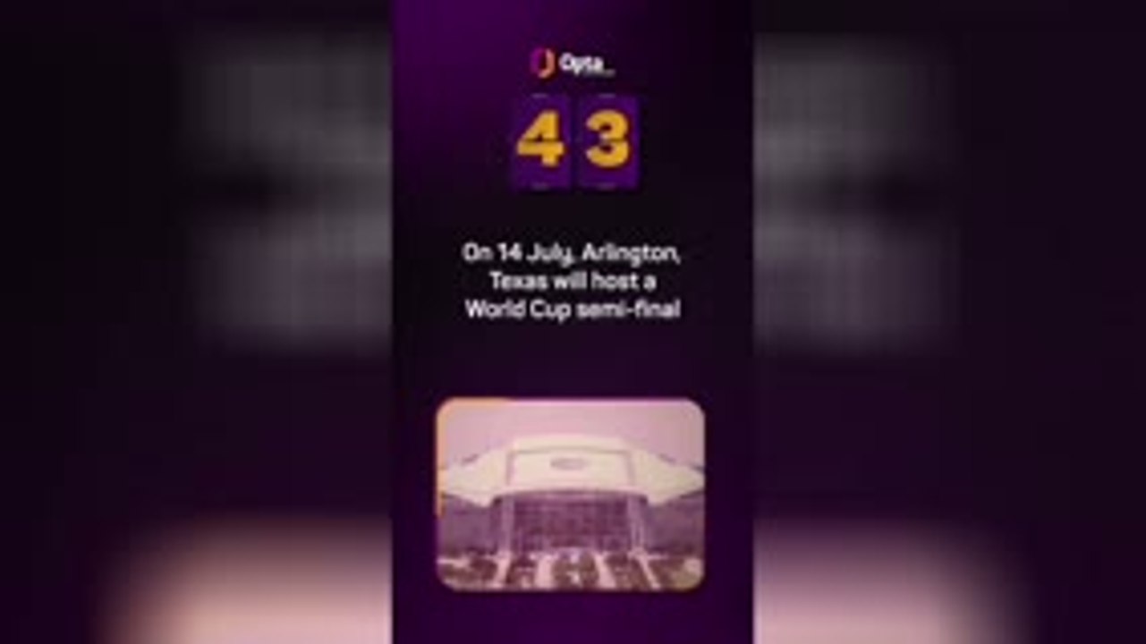 Opta's World Cup countdown - 43 days to go