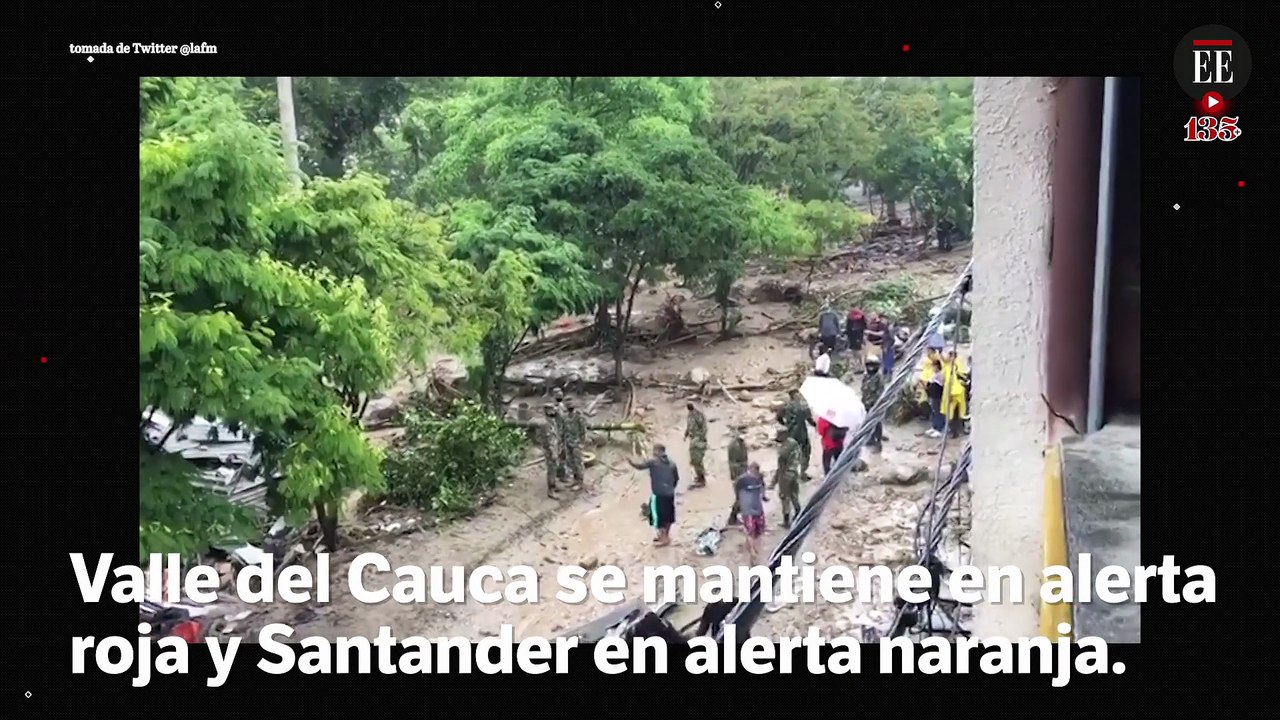 Invierno en Colombia preocupa a Antioquia, Valle del Cauca y Quindío