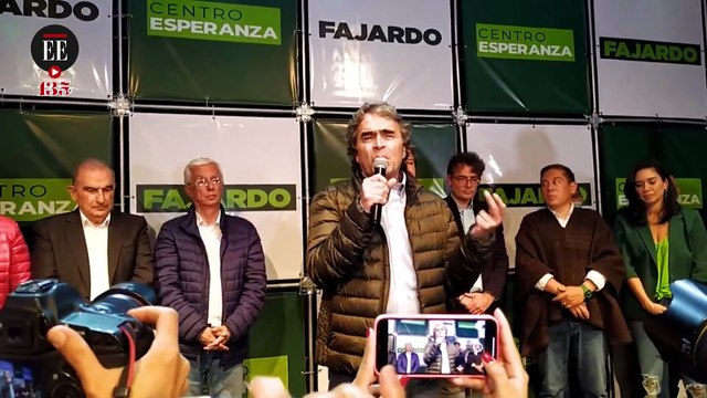 Petro, Fajardo y Fico celebran sus victorias en las consultas presidenciales