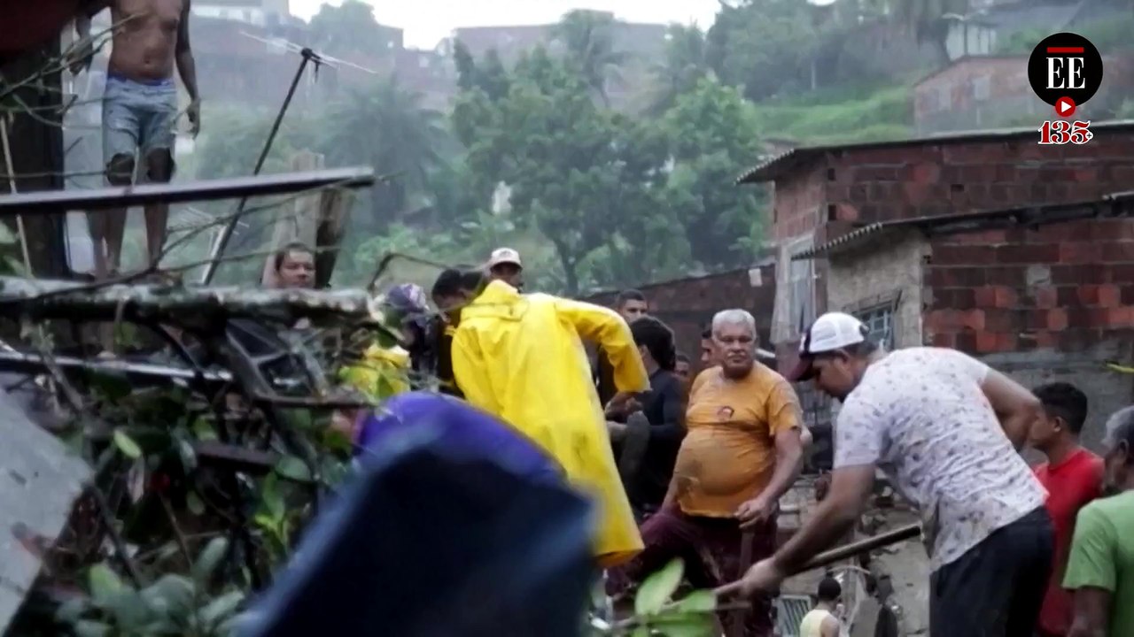 Lluvias en el nordeste de Brasil dejan decenas de muertos y desaparecidos