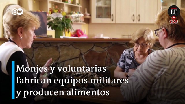 Guerra en Ucrania: monjes fabrican material militar para el ejército ucraniano
