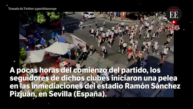 Europa League: pelea entre hinchas de Frankfurt y Rangers empaña la final