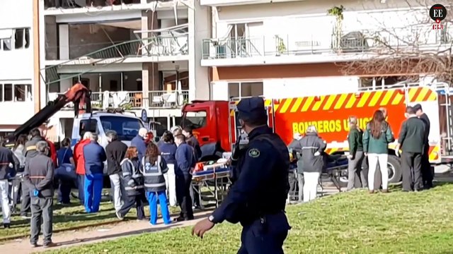 Montevideo: explosión en edificio deja ocho personas heridas
