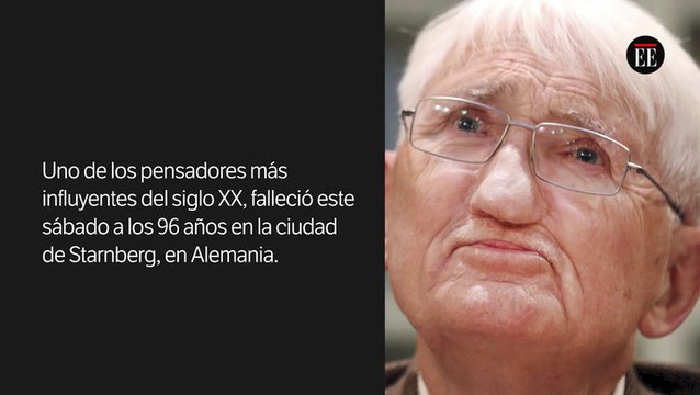 Murió Jürgen Habermas, El Filósofo Que Pensó La Democracia A Través Del Diálogoh