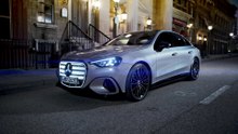 The all-new electric Mercedes-Benz C-Class in Lavender silver Exterior Design