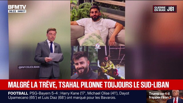 Guerre au Moyen-Orient: Israël continue de frapper le sud du Liban malgré la trêve