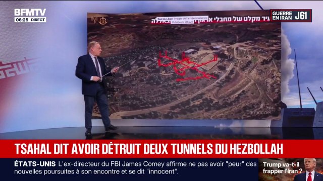 Guerre au Moyen-Orient: l'armée israélienne annonce avoir découvert deux tunnels qui seraient utilisés par le Hezbollah au Liban