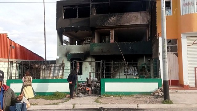 Perú: protestas contra Dina Boluarte dejan al menos 16 heridos y un nuevo incendio