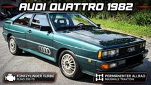Audi quattro 1982: Technik-Meilenstein mit 200 PS im Detail