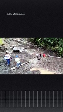 Derrumbe en vía de Santander afectó, al menos, a 6.000 campesinos