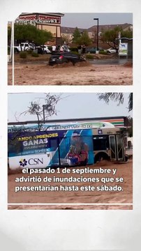 Tormentas eléctricas causan inundaciones en Nevada, Estados Unidos