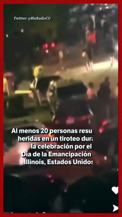 Al menos 20 personas heridas tras tiroteo en Illinois, Estados Unidos