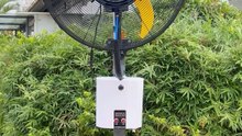Mingletec BLDC industrial wall mount mist fan #mingletec #bldcmotor #industrial #wallmount #mistfan #fyp #manufacturer