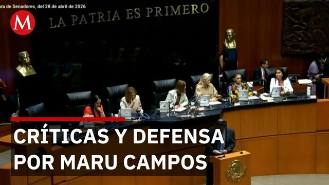 Tensión en el Senado por ausencia de Maru Campos, desata enojo y defensa
