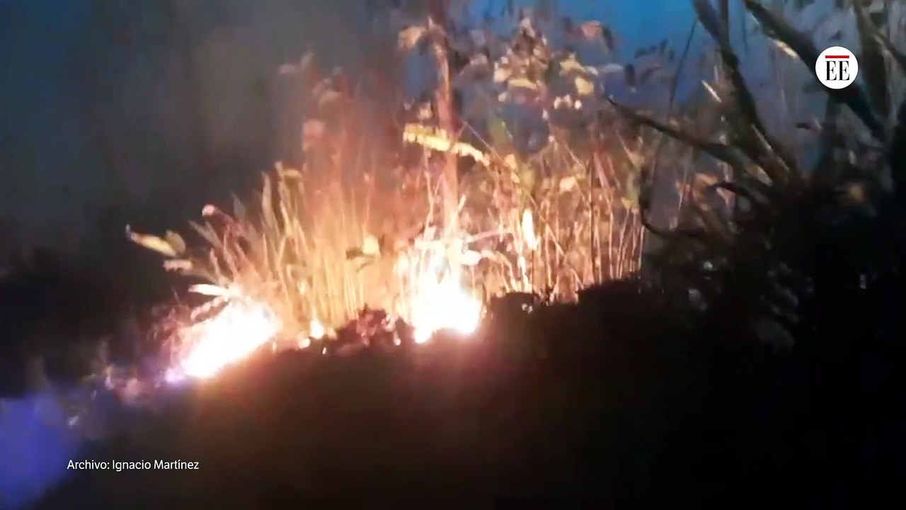 Incendio en predio entregado a víctimas de la g...