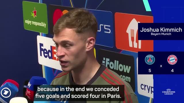 Kimmich feels even PSG would agree Bayern were the better team in UCL loss
