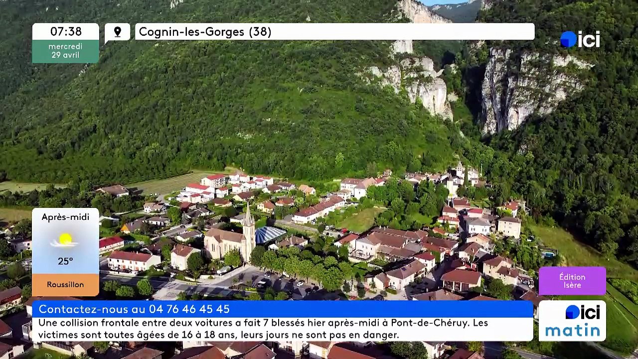 29/04/2026 - ici matin par ici Isère en vidéo