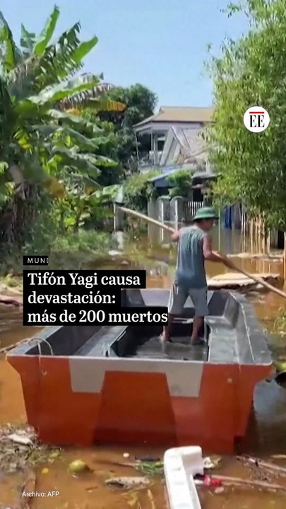 Tifón Yagi causa devastación: más de 200 muertos y 140.000 viviendas afectadas