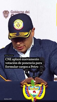 CNE aplazó nuevamente votación de ponencia para formular cargos a Petro