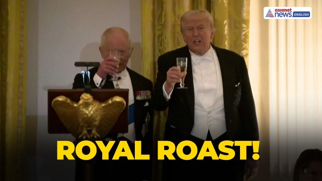 King Charles III ROASTS Donald Trump at White House | Viral 'You’d Be Speaking French' Moment