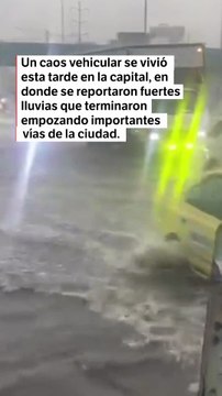 Encharcamientos e inundaciones marcaron la tarde en Bogotá