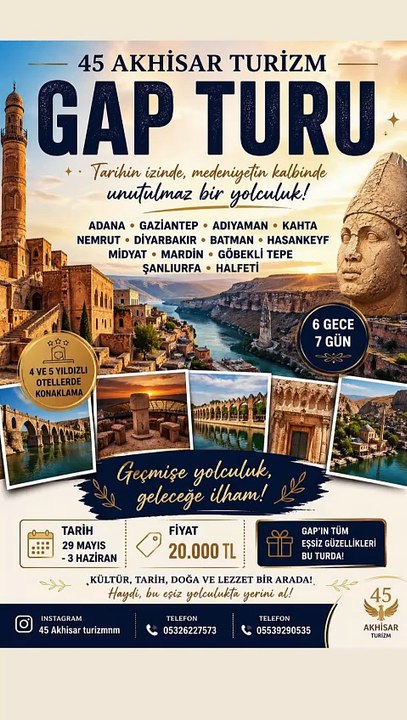 GAP Turu başlıyor
