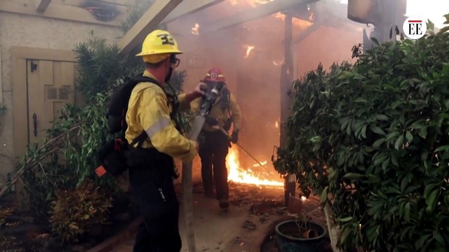Incendio forestal en Los Ángeles obliga evacuar a 10.000 personas
