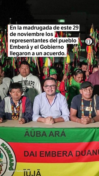 Acuerdo entre los Emberá y el Gobierno: indígenas retornarán a sus territorios