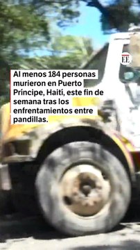 Violencia en Haití: más de 180 muertos durante el fin de semana por ataques entre pandillas