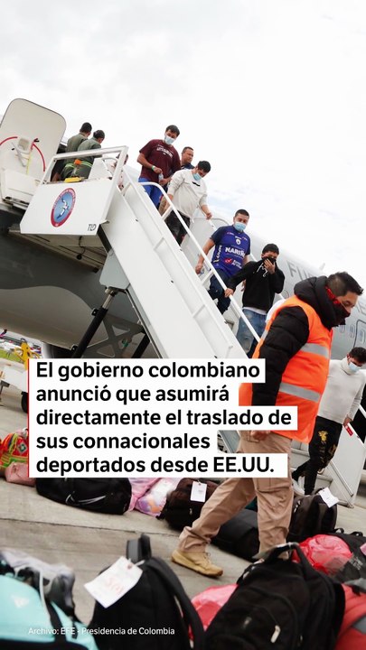 Colombia evalúa usar barcos para la repatriación de deportados